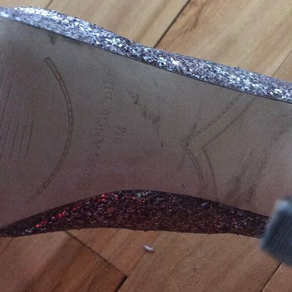 Enzo Angiolini metallic glitter heels, 6 - Picture 6 of 7